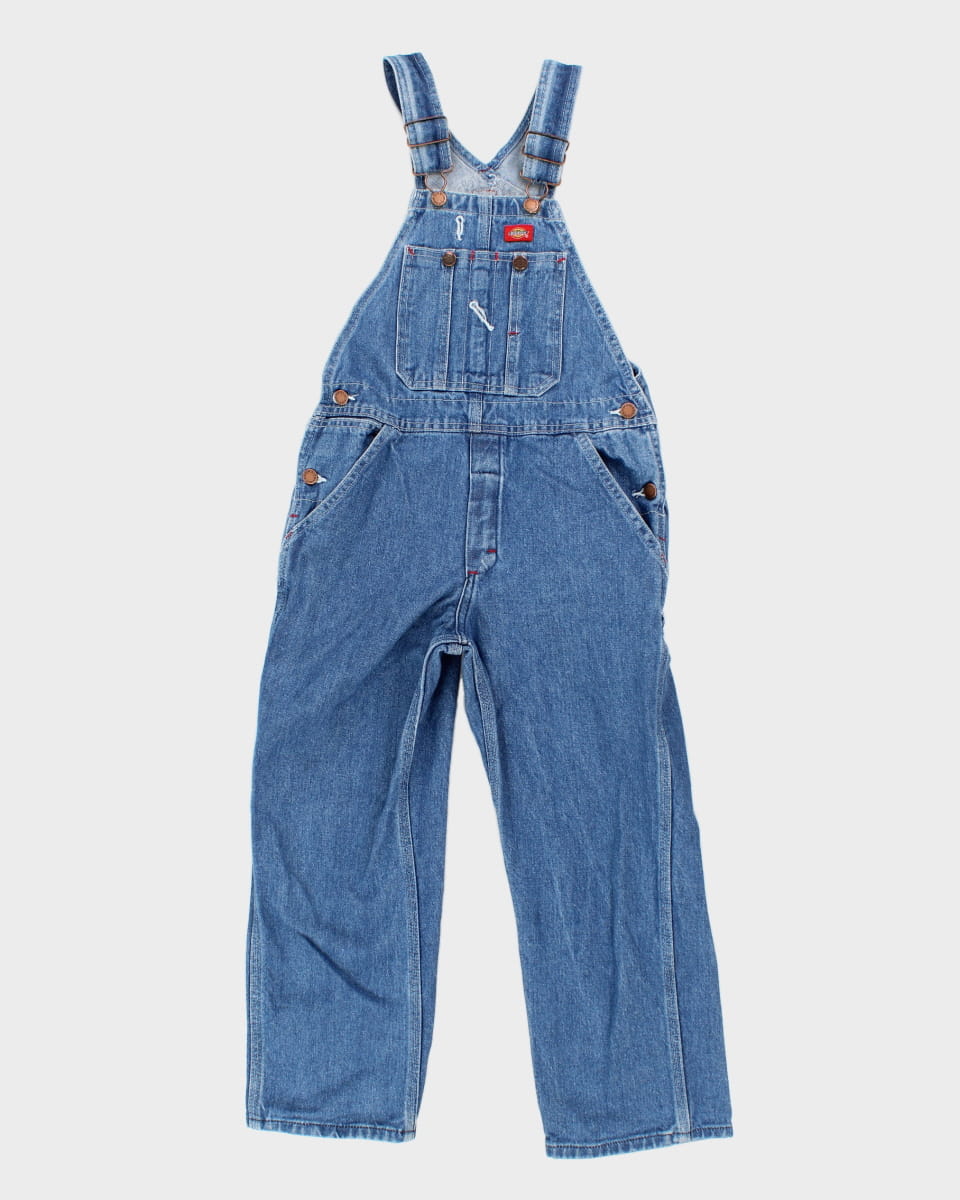 Dickies Children's Blue Denim Dungarees Age 7 Rokit