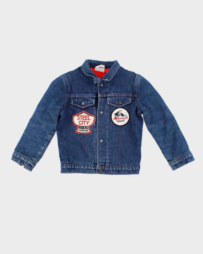 Childrens 1990s Blue Denim Marine World Jean Jacket – Rokit Childrens 1990s Blue Denim Marine World Jean Jacket – Rokit