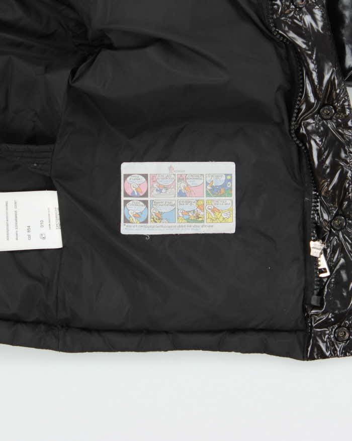 Moncler Enfant Raie Patent Puffer Jacket - 5 Years