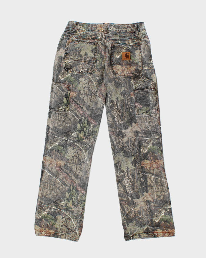 Vintage Carhartt Real Tree Camo Single Knee Carpenter Trousers - W24 L24
