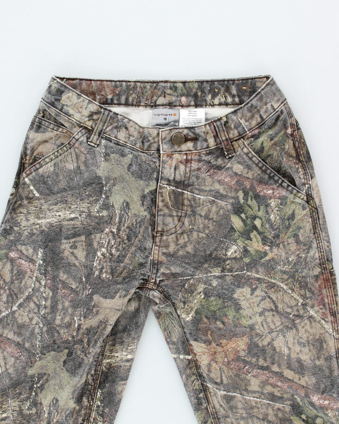 Vintage Carhartt Real Tree Camo Single Knee Carpenter Trousers - W24 L24