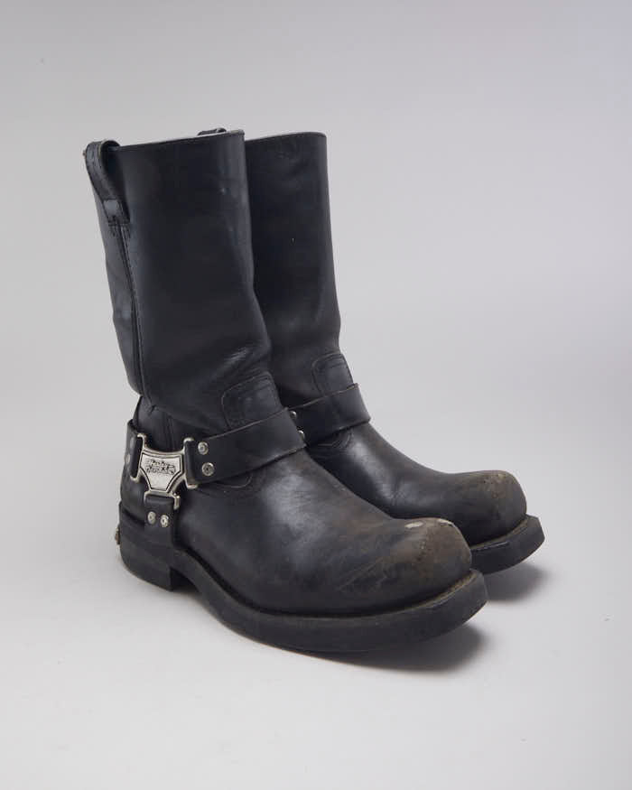 Harness Boots Harley Davidson Mens Motorcycle Boots Vintage