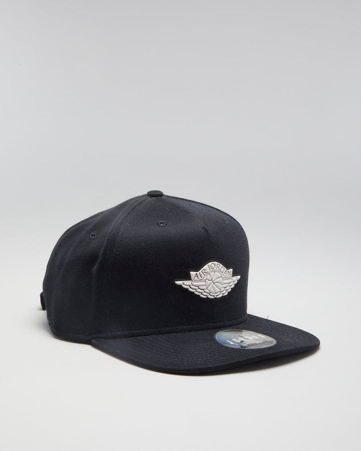 Jordan Black Snapback Hat  - Adjustable