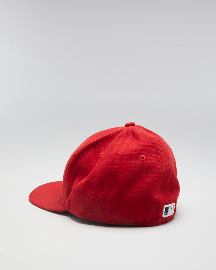MLB Los Angeles Angels Red Fitted Cap - 7 (55.8 CM)