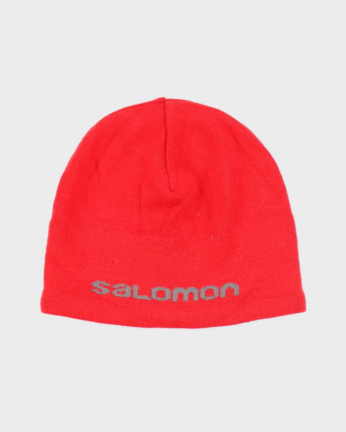 帽子 00's Salomon Jacquard Logo Beanie Y2K Vintage Y2K Salomon Spell Out Toque Beanie - OS – Rokit