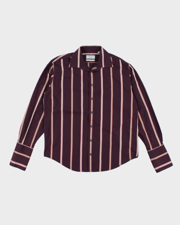 Vintage Yves Saint Laurent Striped Shirt - L – Rokit