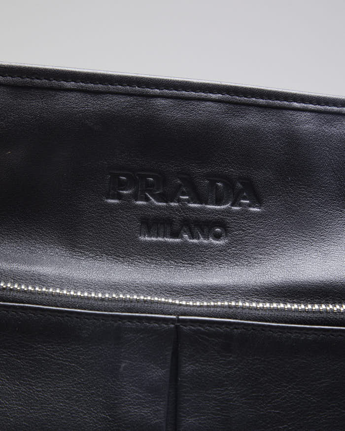 Mens Leather Prada Cross Body Bag