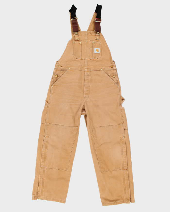 Vintage 90's Heavyweight Carhartt Workwear Dungarees - W38 L27 – Rokit