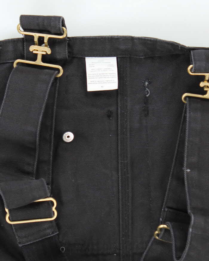 Vintage Genuine Dickies Black Workwear Dungarees - W40 L31