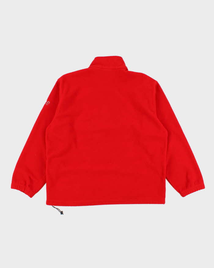 Izod Red Quarter Zip Fleece - XL