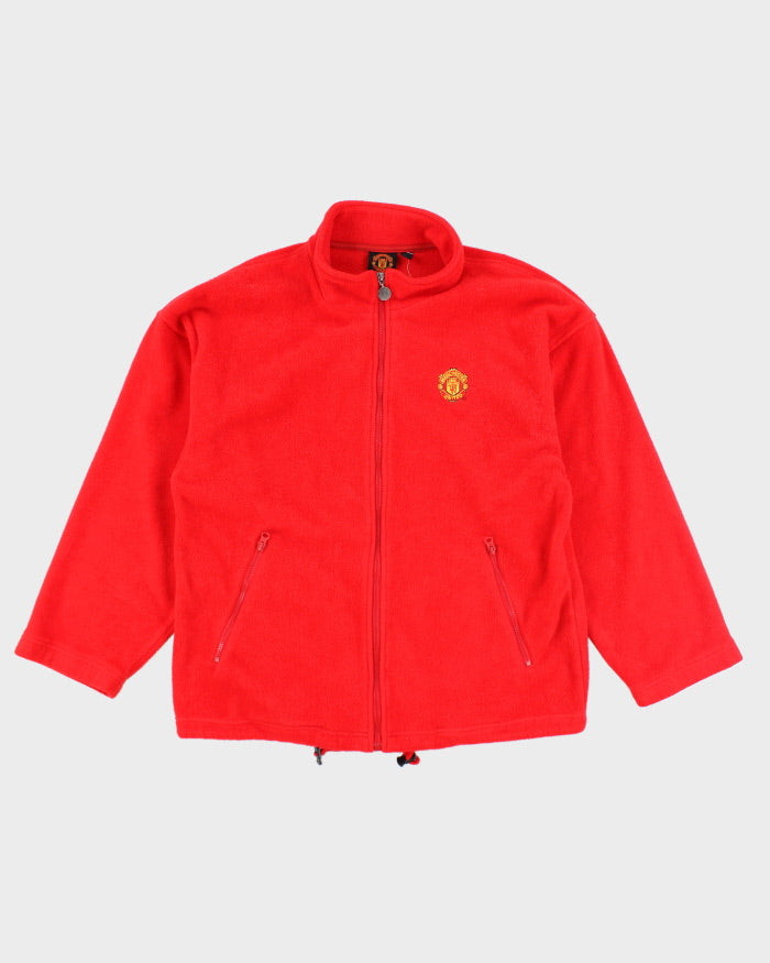 Polar Fleece Manchester United Zip Up Jacket Polar Fleece