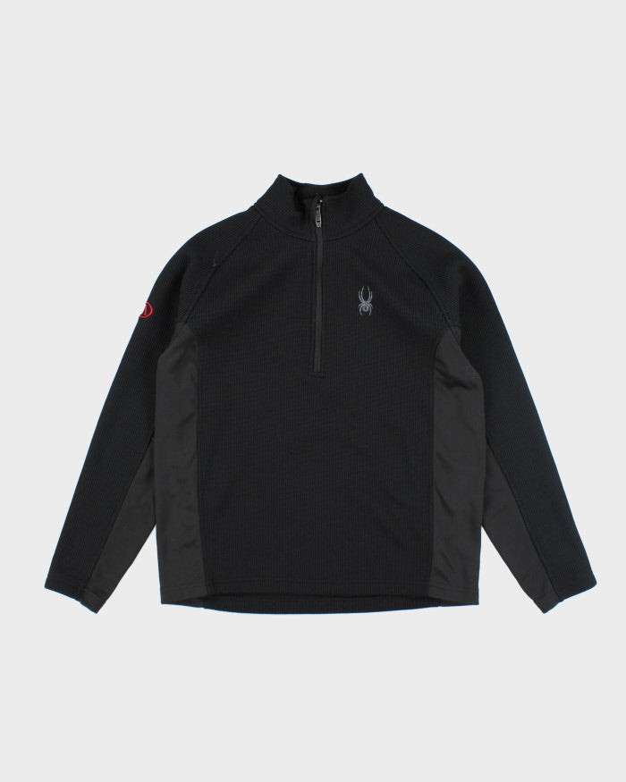 Vintage 2000's Spyder Embroidered Half Zip Fleece - M