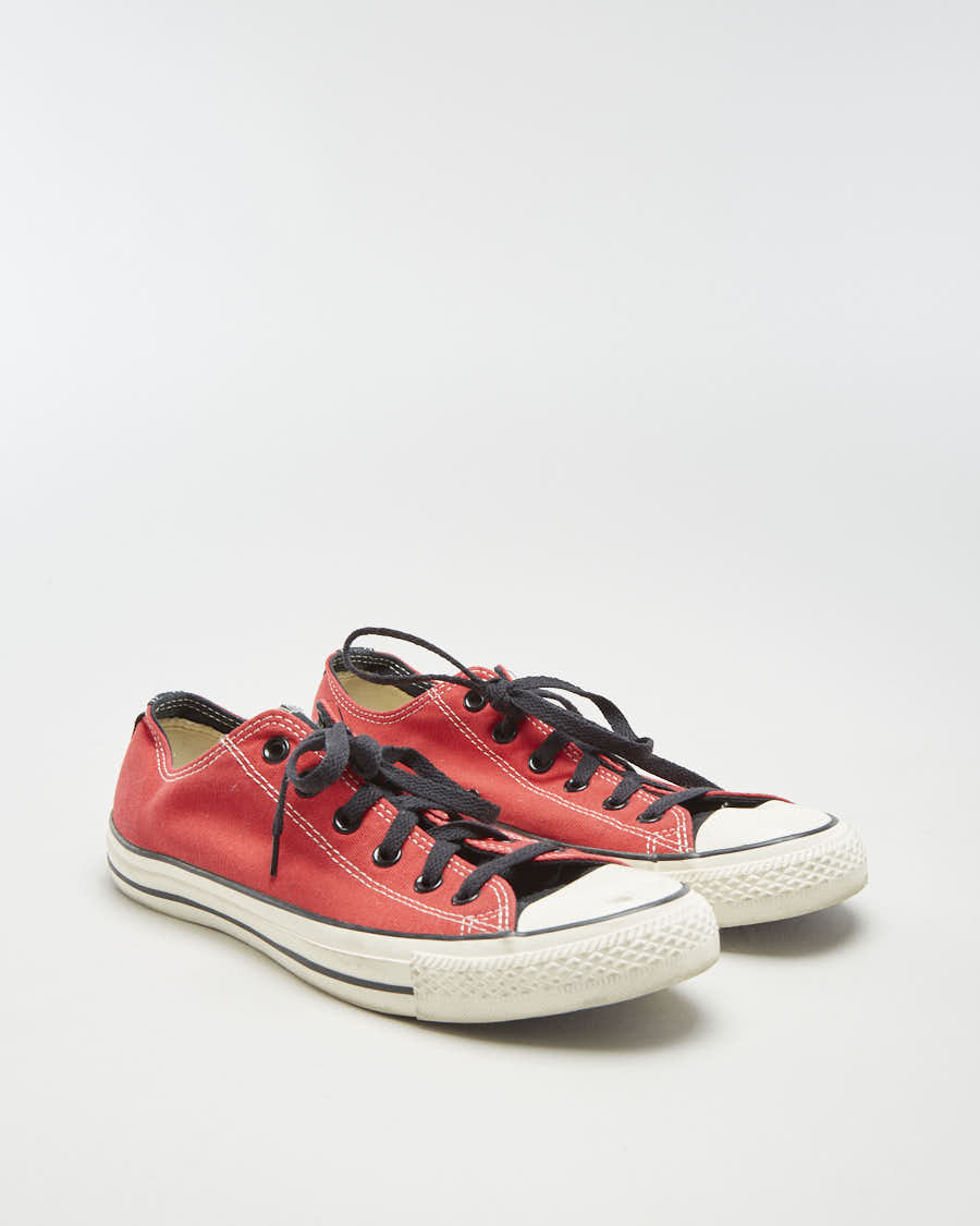 Converse Red Low Top Chuck Taylors - EUR 41.5