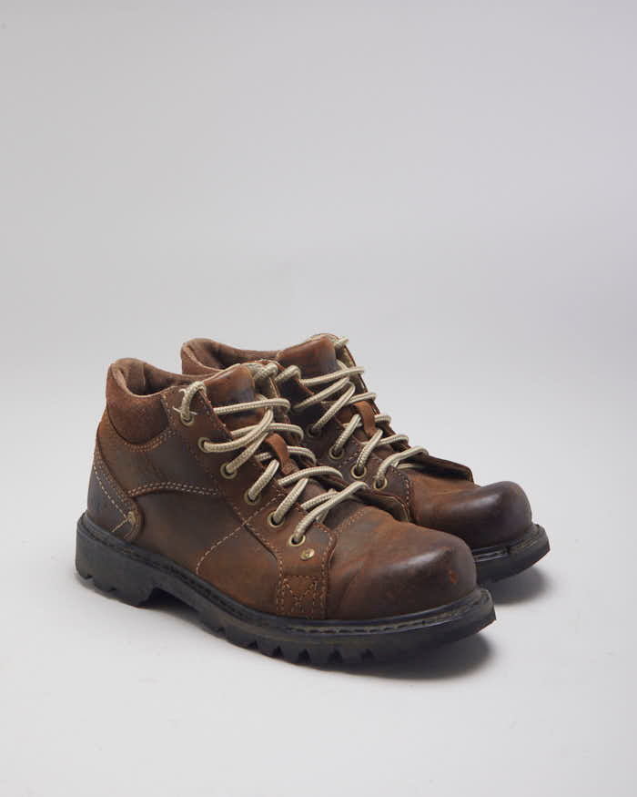 Vintage CAT Leather Ankle Boots UK 5.5