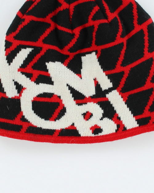 Vintage Y2K Kombi Patterned Toque Beanie - OS