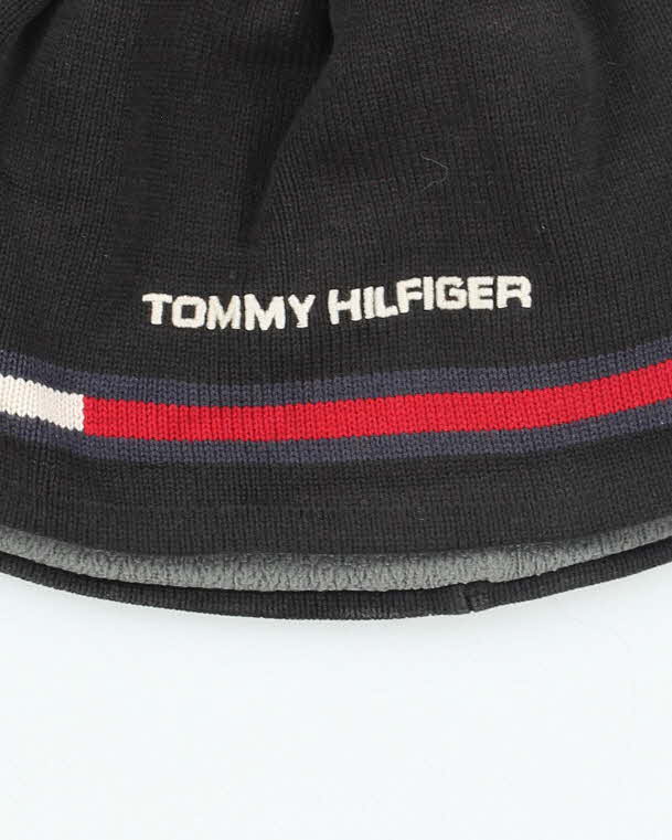 Vintage Y2K Tommy Hilfiger Lined Toque Beanie - OS