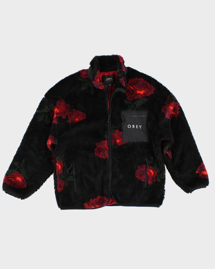 Obey Floral Fleece - S