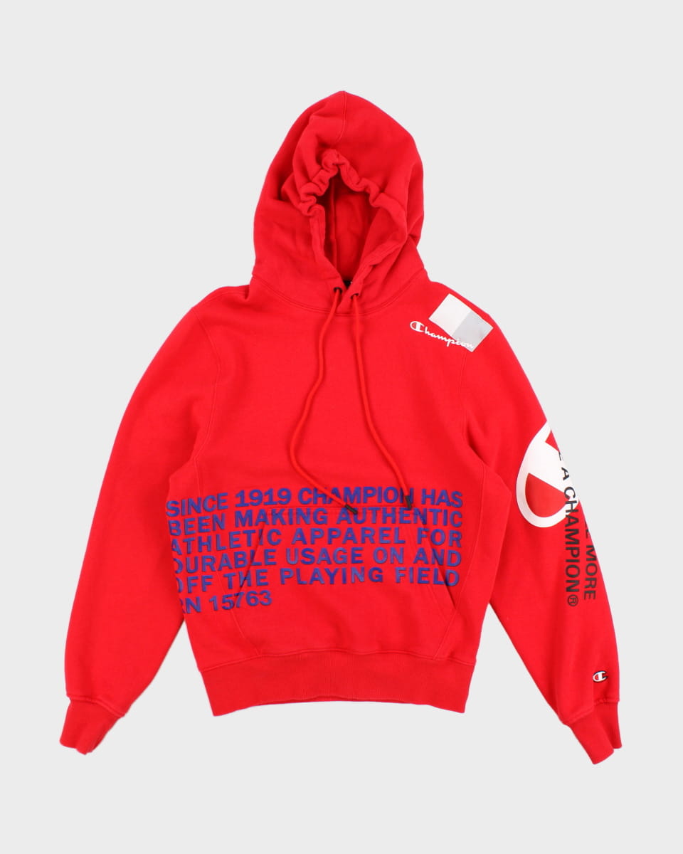 Champion Red Hoodie S Rokit