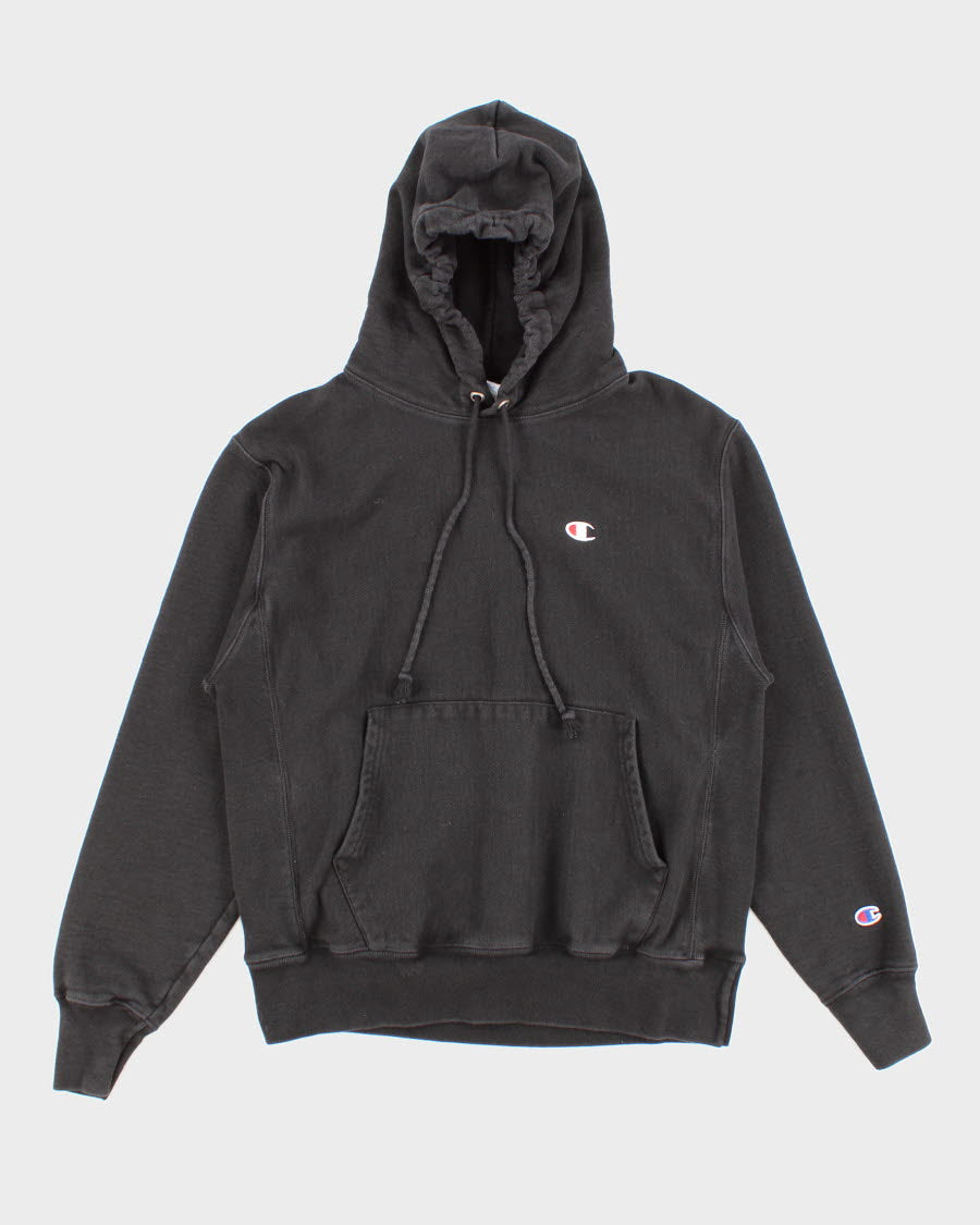 Champion Reverse Weave Black Hoodie M