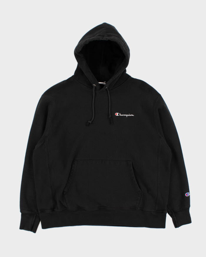 Champion sudadera negra shop