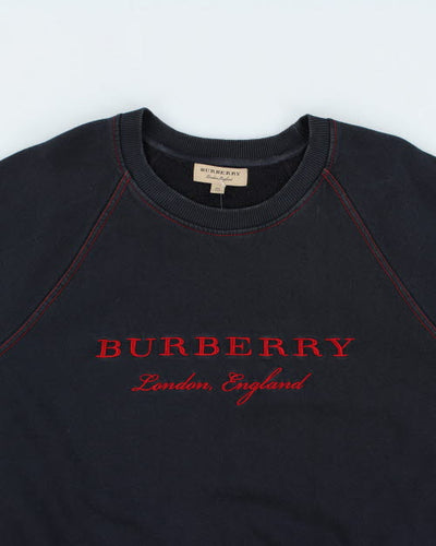 Vintage Burberry London Embroidered Sweatshirt - XXL