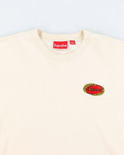 Supreme New York Embroidered Small Logo Sweatshirt - L