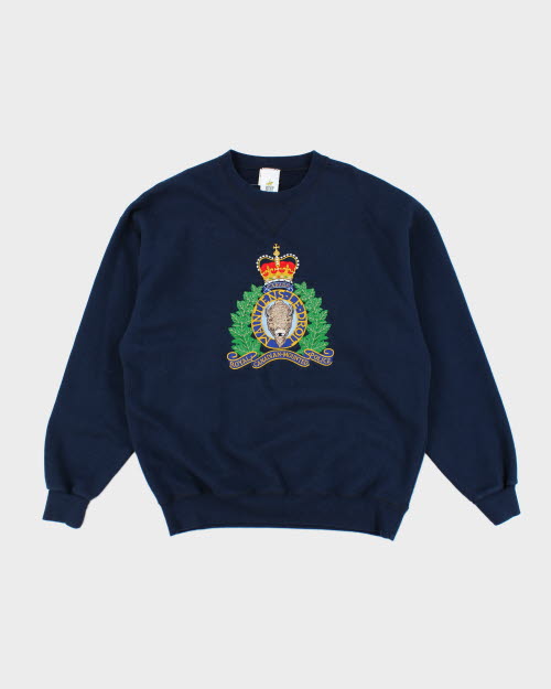 Vintage Canadian Mounted Police Sweatshirt - M