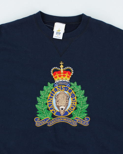 Vintage Canadian Mounted Police Sweatshirt - M