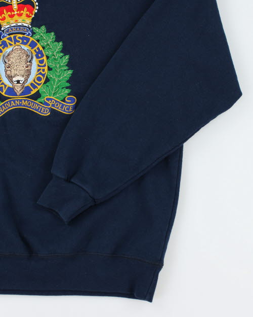 Vintage Canadian Mounted Police Sweatshirt - M