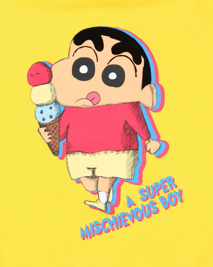 Vintage A Super Mischievous Boy Graphic Print Sweatshirt - M