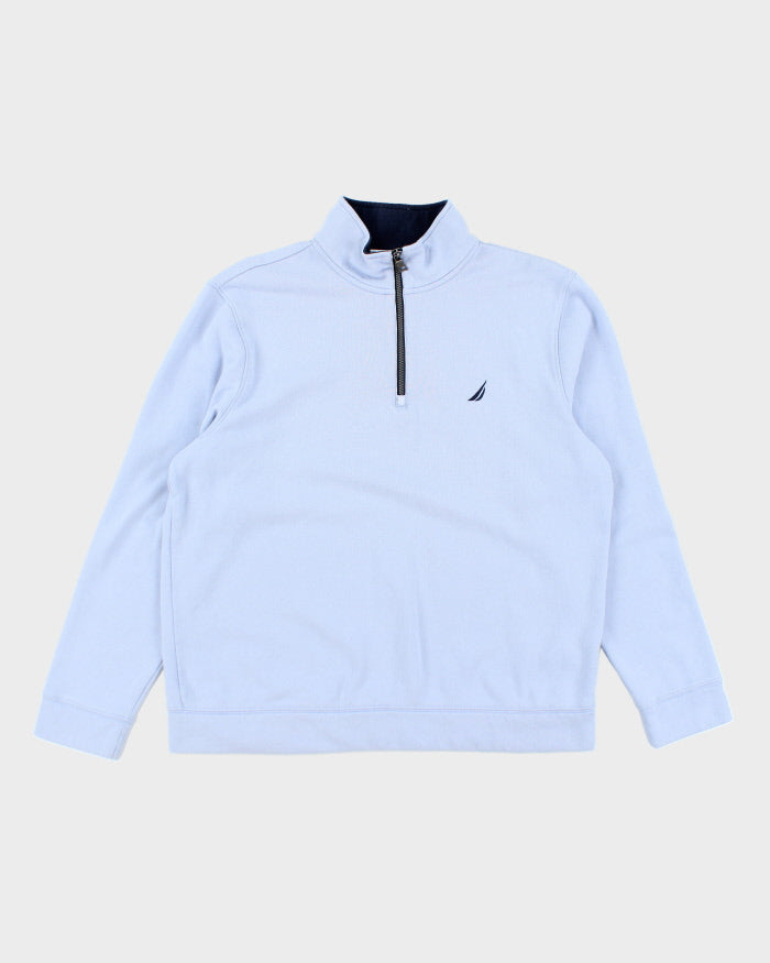 Vintage Nautica Quarter Zip Sweatshirt - L