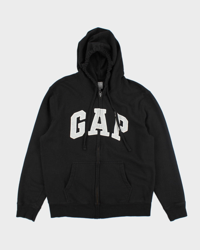 old gap zip up hoodie 00s y2k 短丈 archive Vintage Y2K Black Gap Zip Up Boxy Hoodie (M/L) – Rebalance Vintage