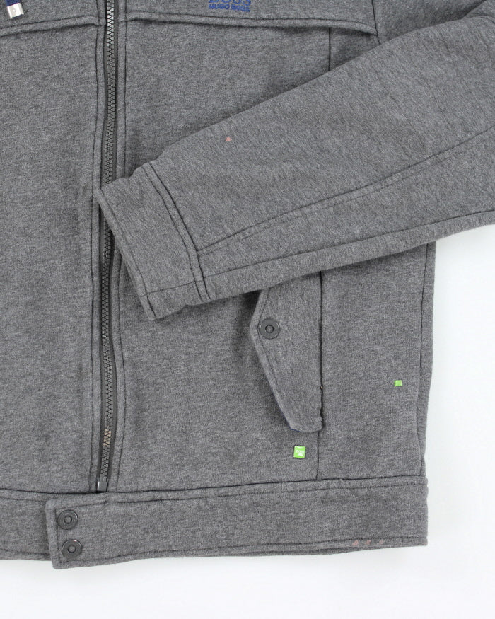 Vintage 2000's Hugo Boss Lined Zip Up Hoodie - L