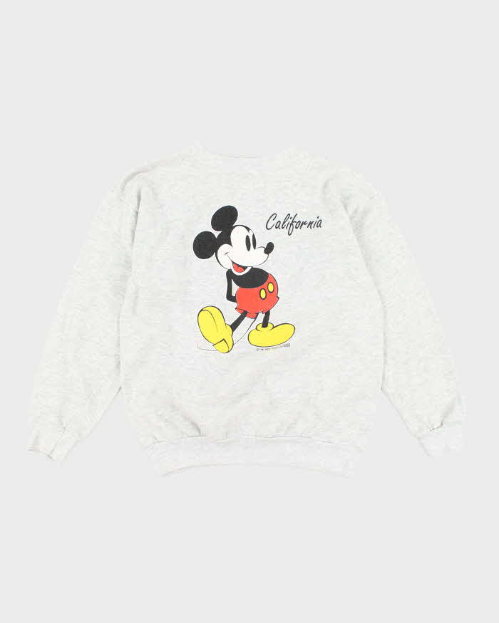 Disney vintage Mickey Mouse foodie 耳付き Vintage 90\u0027s Disney Mickey Mouse California Sweatshirt - L