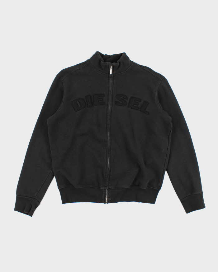 Vintage Y2K Diesel Spell Out Full Zip Hoodie - XL – Rokit