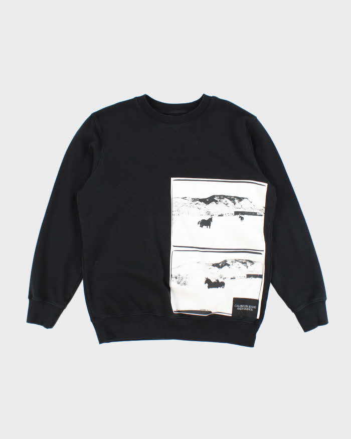 Calvin Klein x Andy Warhol Graphic Print Sweatshirt - L – Rokit