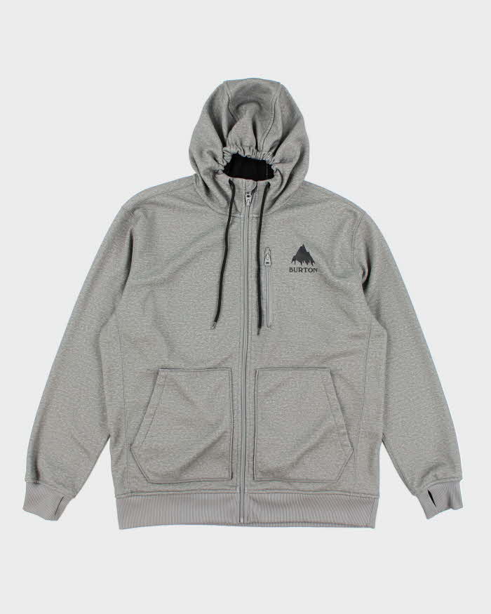 Burton Snowboard de 2000 Vintage de gran sudadera con capucha Zip Up - XL Burton Snowboard de 2000 Vintage de gran sudadera con capucha Zip Up - XL
