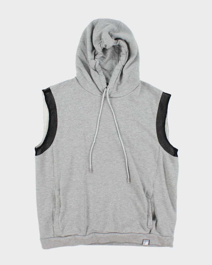 Hooded Tank Top Versace Sleeveless Hoodie By YOOX BRUSHED KNIT