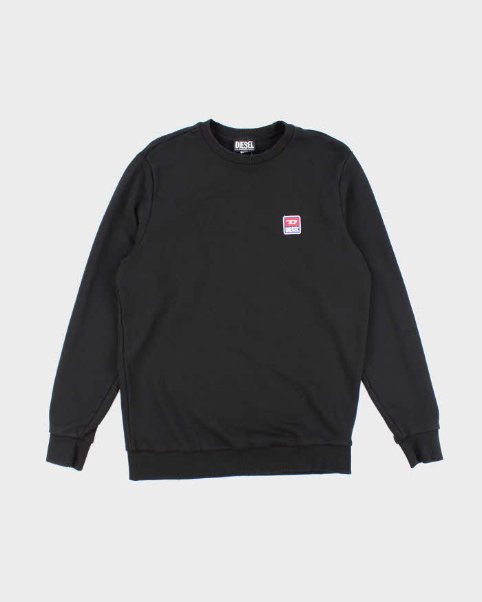 diesel スウェット y2k old vintage Vintage Y2K Diesel Small Logo Sweatshirt - M – Rokit