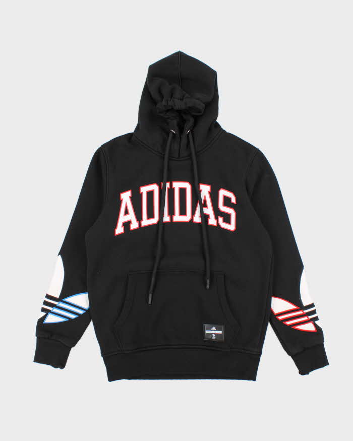 Vintage Mens Adidas Hoody Vintage Y2K Adidas Stripe Logo Hoodie