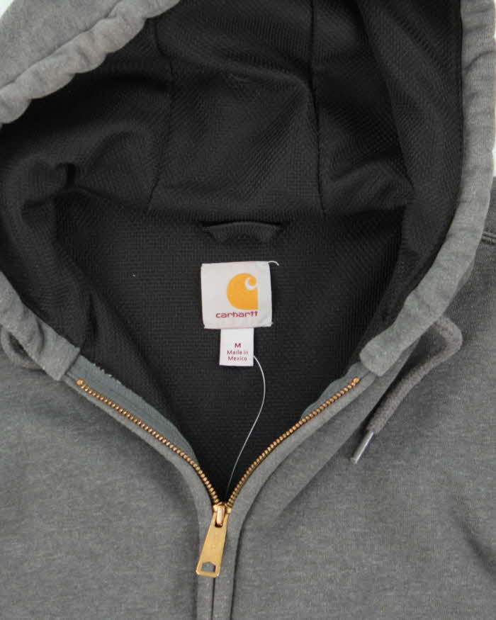 Carhartt Heavyweight Grey Zip Up Hoodie - M