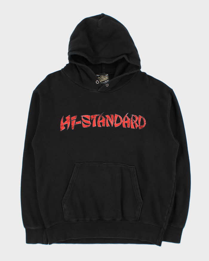Hi-standard パーカー　YOPPI HOODIE（BLACK） Vintage Hi-Standard Japanese Punk Band Pullover Hoodie - L – Rokit