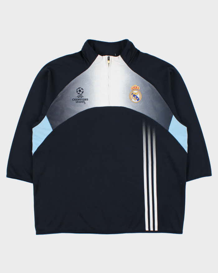 Vintage 2003 Y2K Adidas Real Madrid FC Champions League 3/4 Sleeve