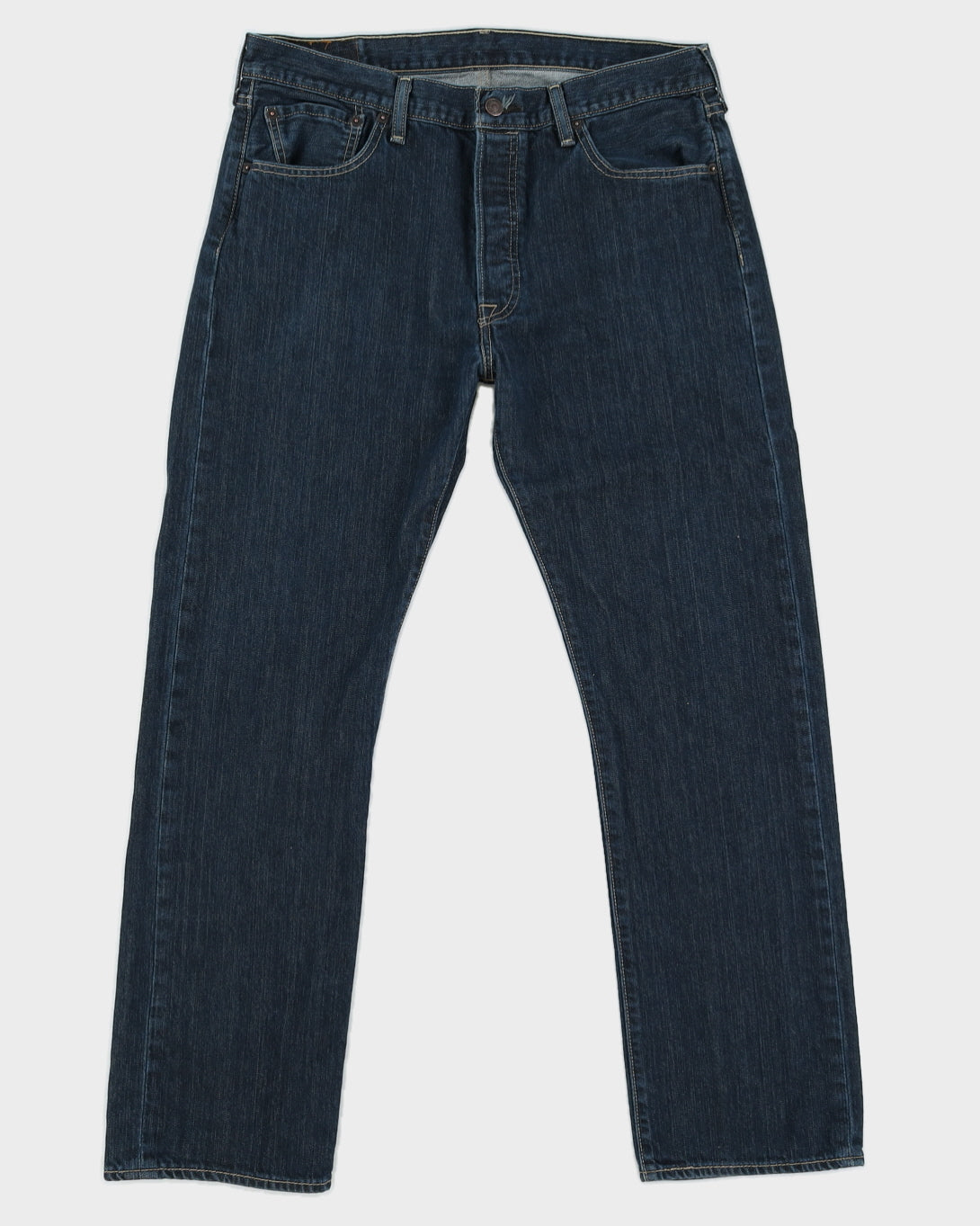 Levi's 501 Blue Dark Washed Jeans - W35 L30