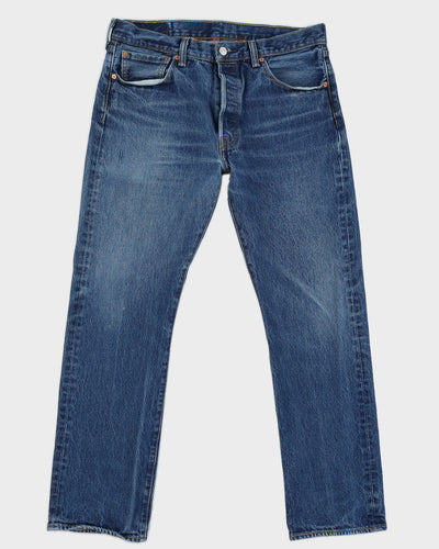 Levi's 501 Blue Medium Washed Jeans - W34 L30