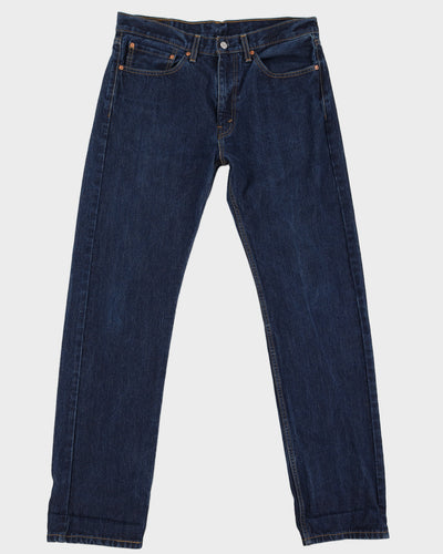 Levi's 505 Dark Wash Denim Jeans - W34 L34