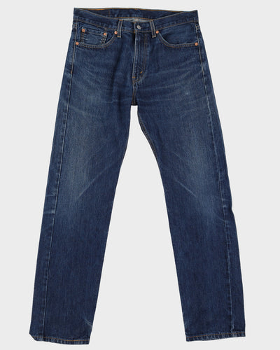 Levi's 505 Dark Wash Denim Jeans - W33 L34