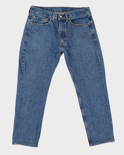 Levi's 505 Medium Wash Blue Denim Jeans - W34 L29