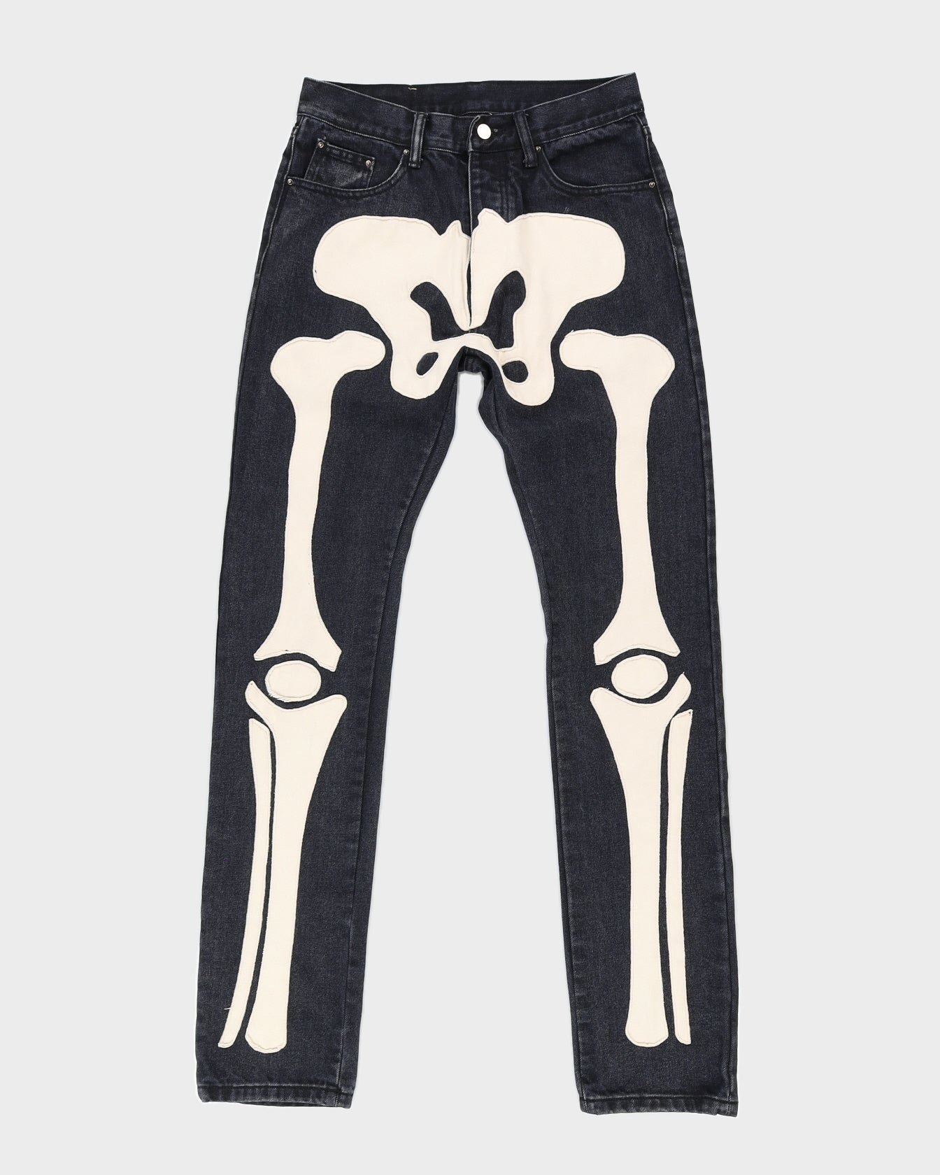 Skeleton jeans discount