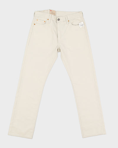 Levi's 513 Cream Trousers Deadstock With Tags - W30 L30